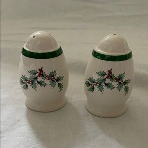 Spode China Holiday Salt and Pepper